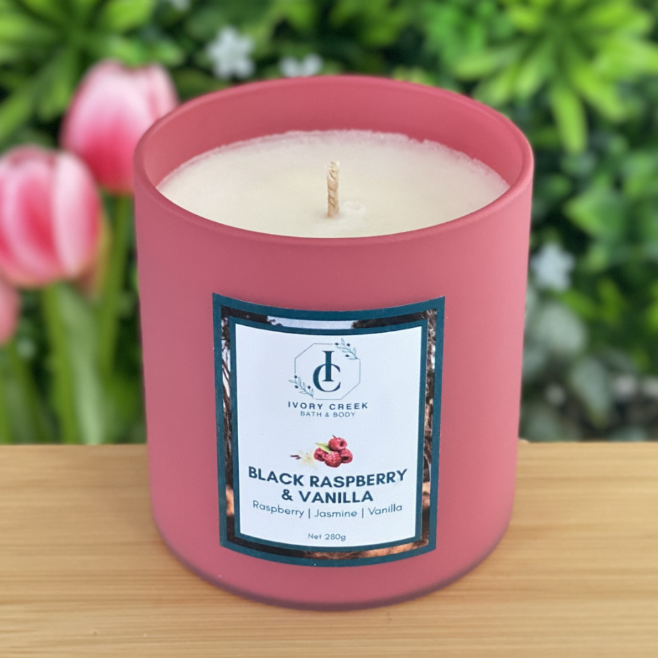 Black Raspberry & Vanilla Soy Candle