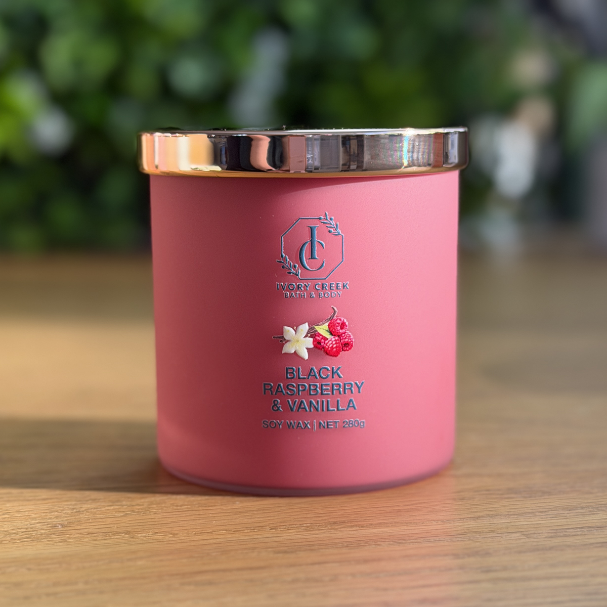 Black Raspberry & Vanilla Soy Candle