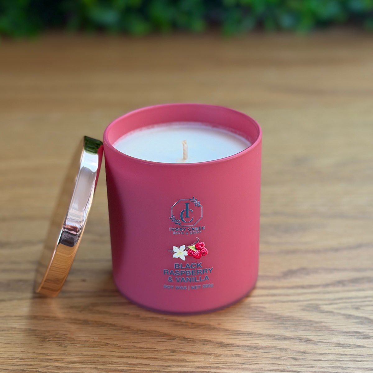 Black Raspberry & Vanilla Soy Candle